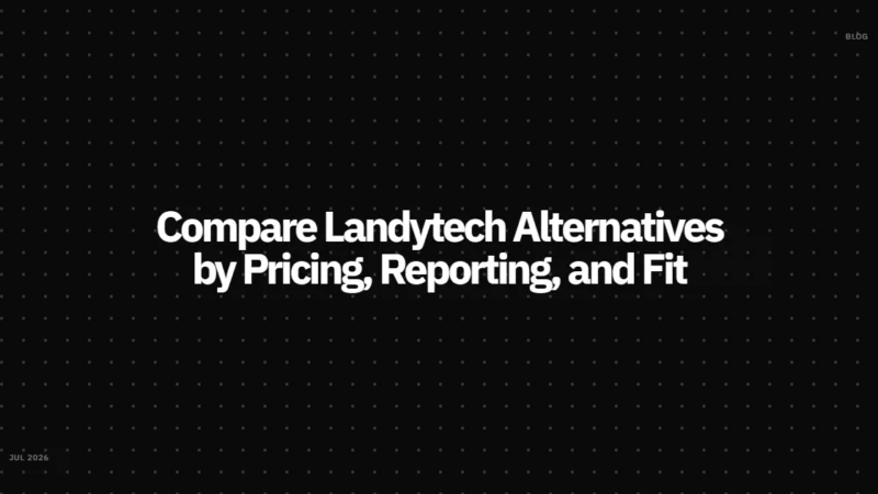 Compare Landytech Alternatives by Pricing, Reporting, and Fit